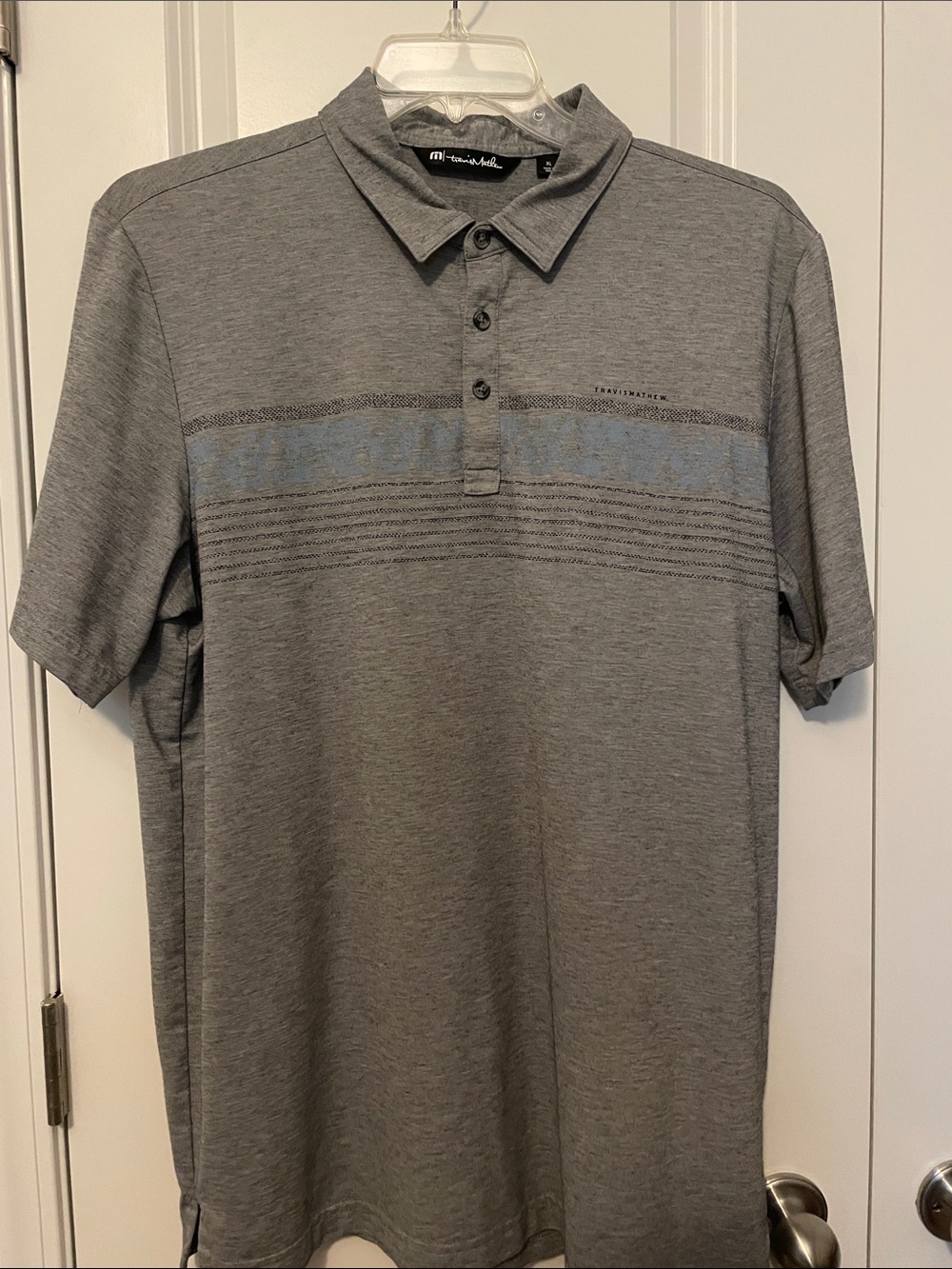 Travis Mathew’s Men's Gray Polo